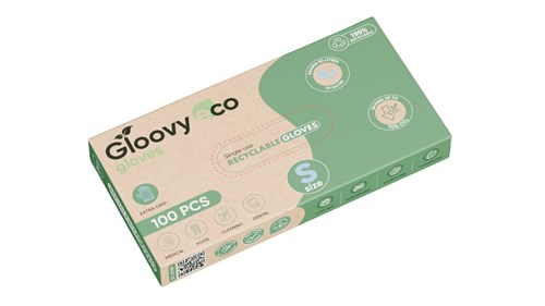 Gloovy Eco Gloves Duurzame handschoenen Licht blauw - mt S